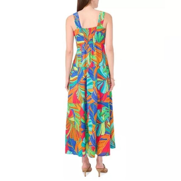 1. State tropical sundress Womens Extra Small colorful midi maxi vacation - Picture 2 of 10